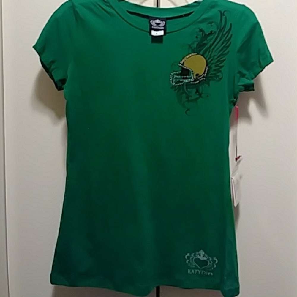 Katydid Stretch Bling Football TShirt
